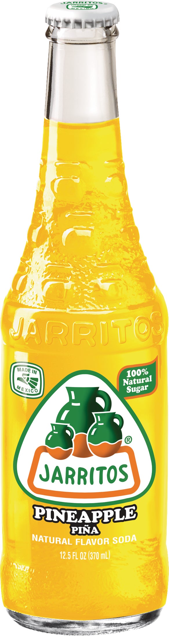 Jarritos Pineapple Soda 30/12.5 oz - Image 1