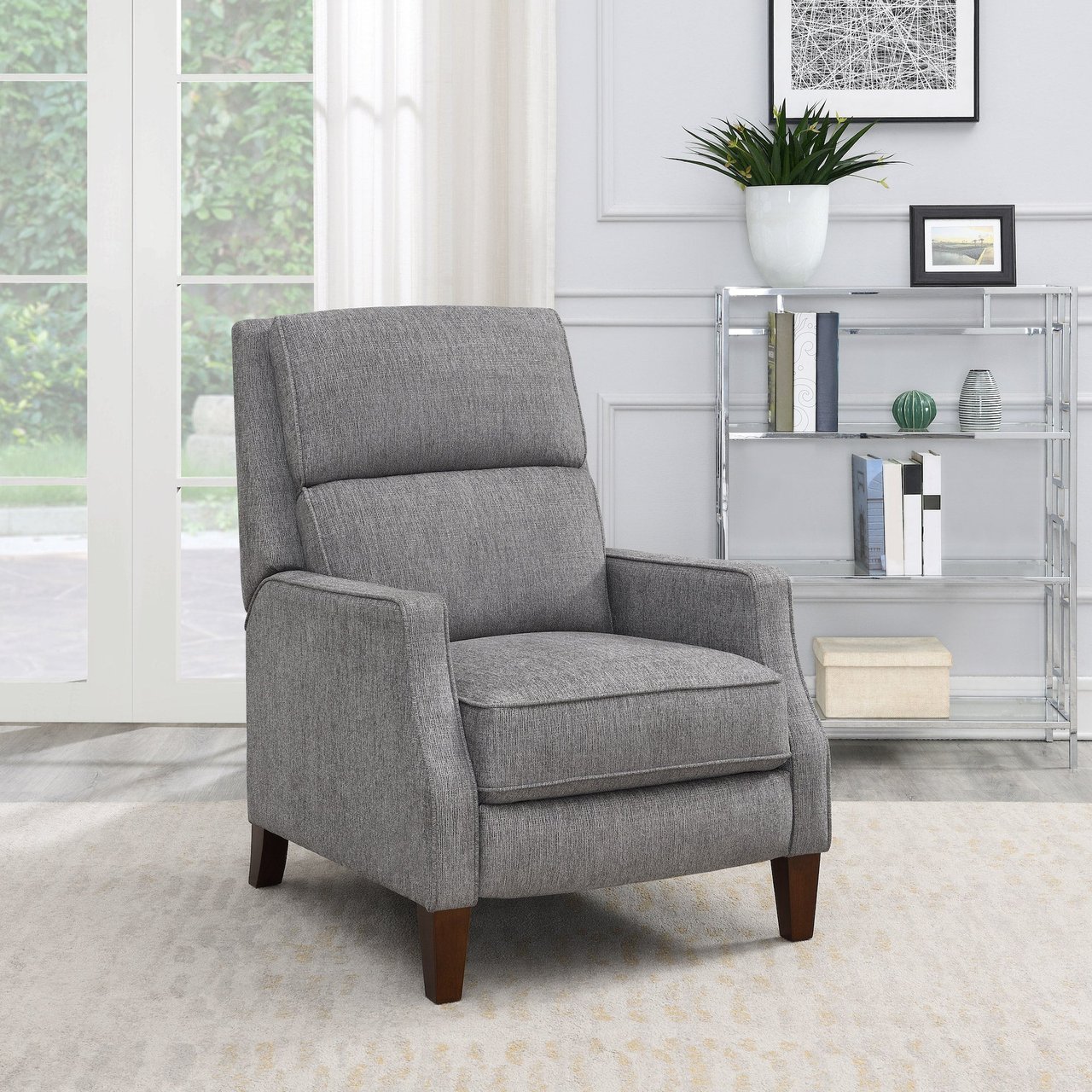 Synergy Home Arlie Fabric Pushback Recliner - Image 1