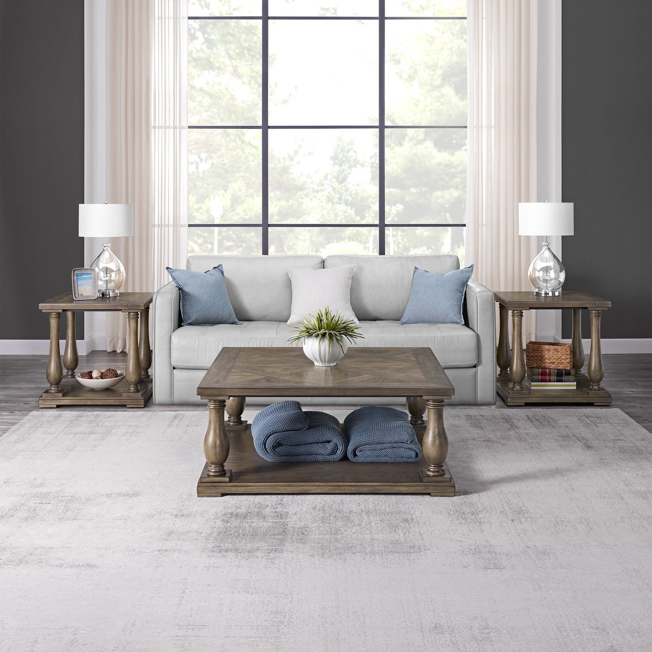 Bayside Furnishings Parlor 3-Piece Occasional Table Set - Image 1