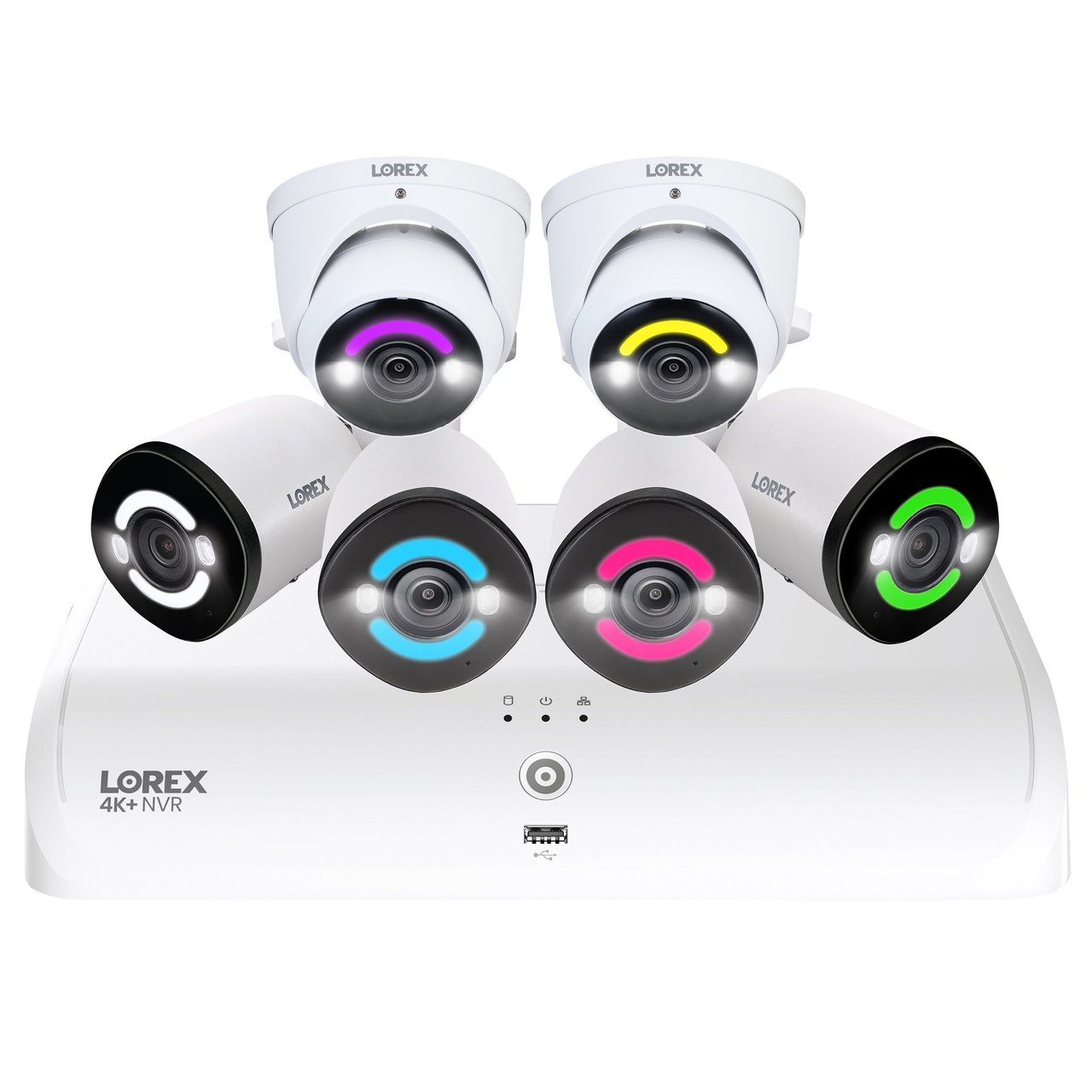Lorex 4K+ Fusion NVR Wired with Smart Security - Image 1