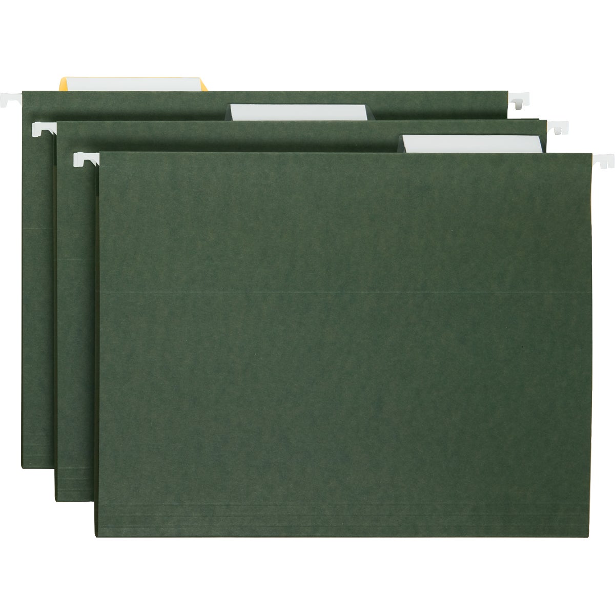 Smead Hanging File Folders, Letter Size, Green, 25 per Box