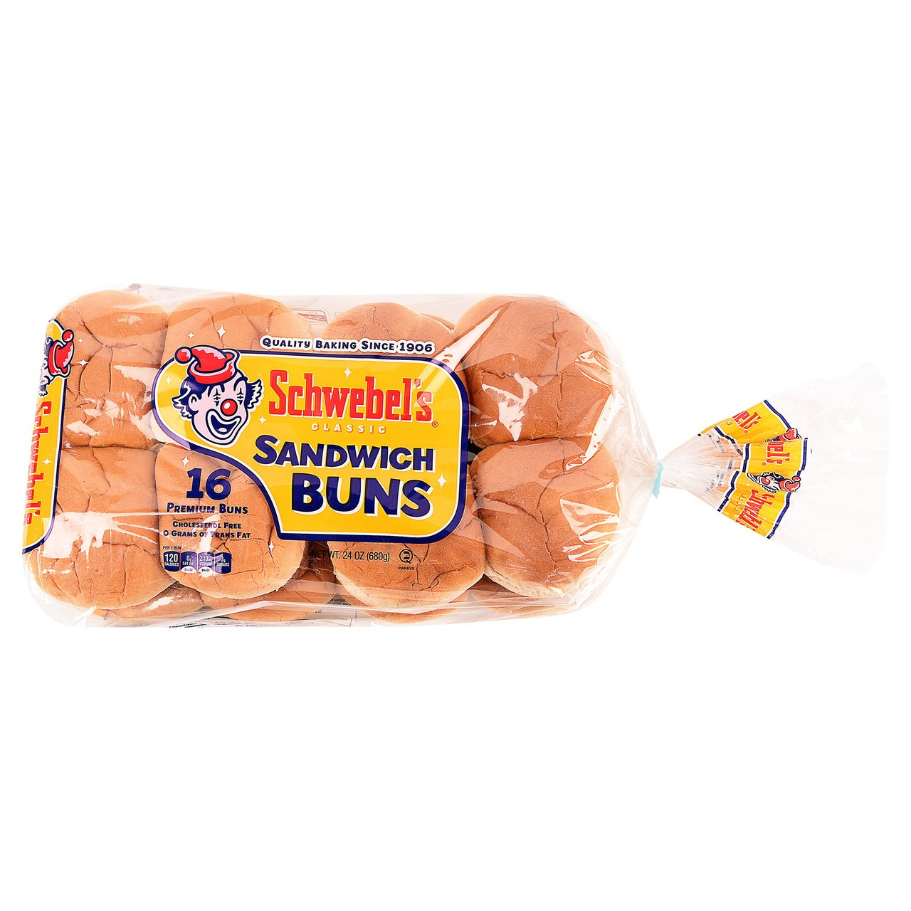 Schwebel's Hamburger Rolls 16 CT (1.5 lbs)
