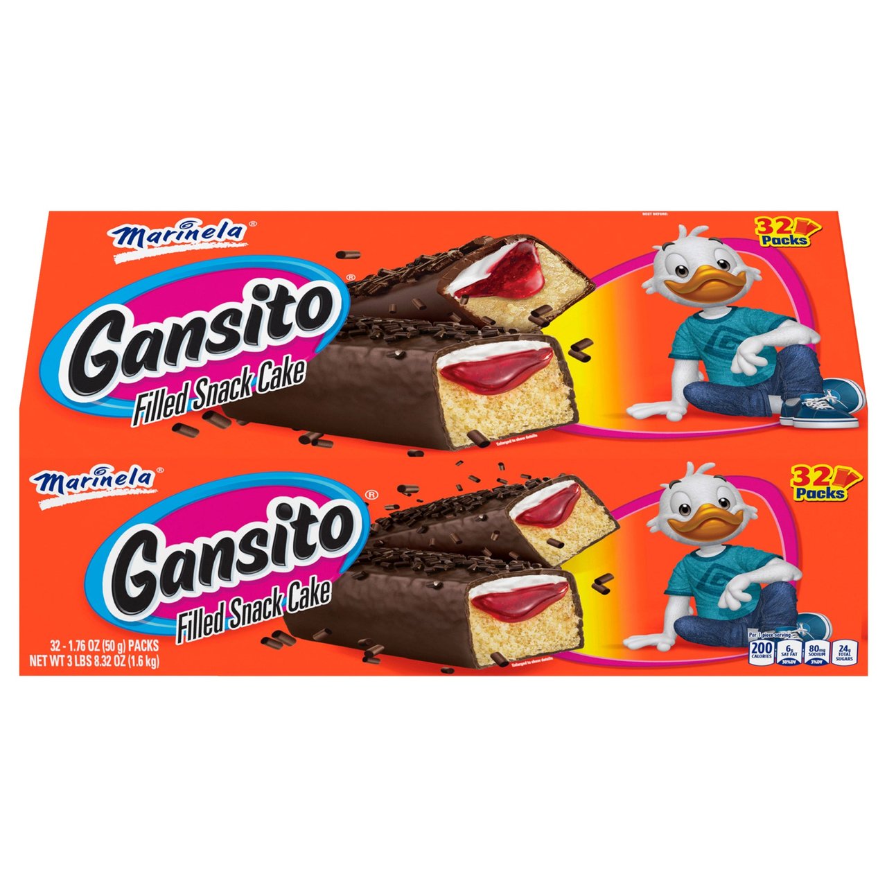 Marinela Gansito 32 Count Package - Image 1