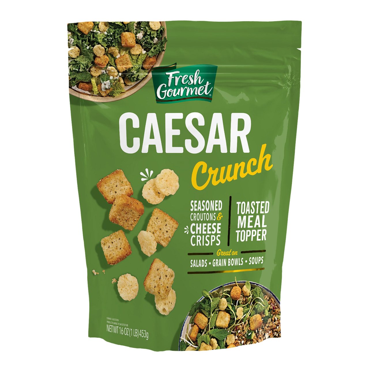 Fresh Gourmet Caesar Crunch Croutons 16 oz - Image 1