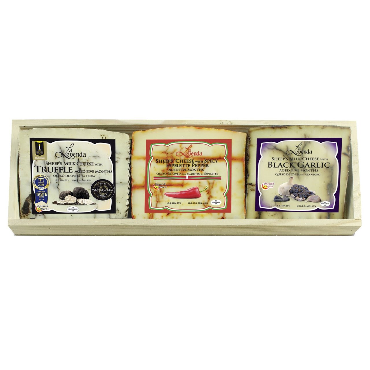 La Leyenda Cheese Tray, 21.6 oz - Image 1