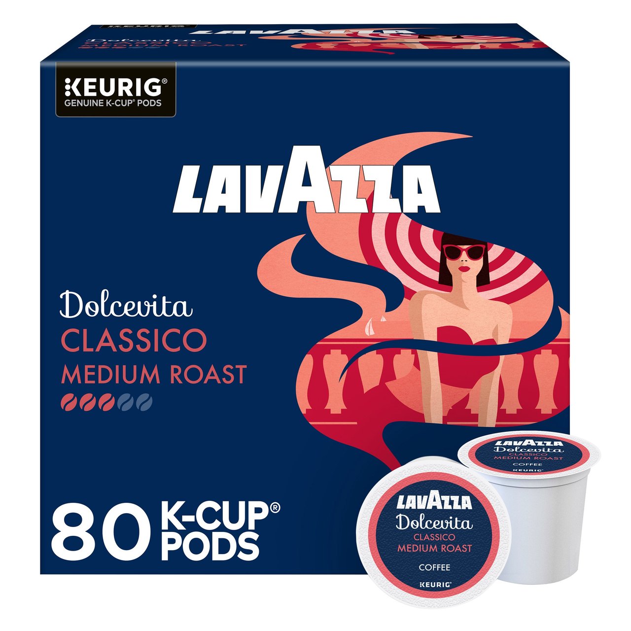 Lavazza Dolcevita Classico 80 CT K-Cup Pods