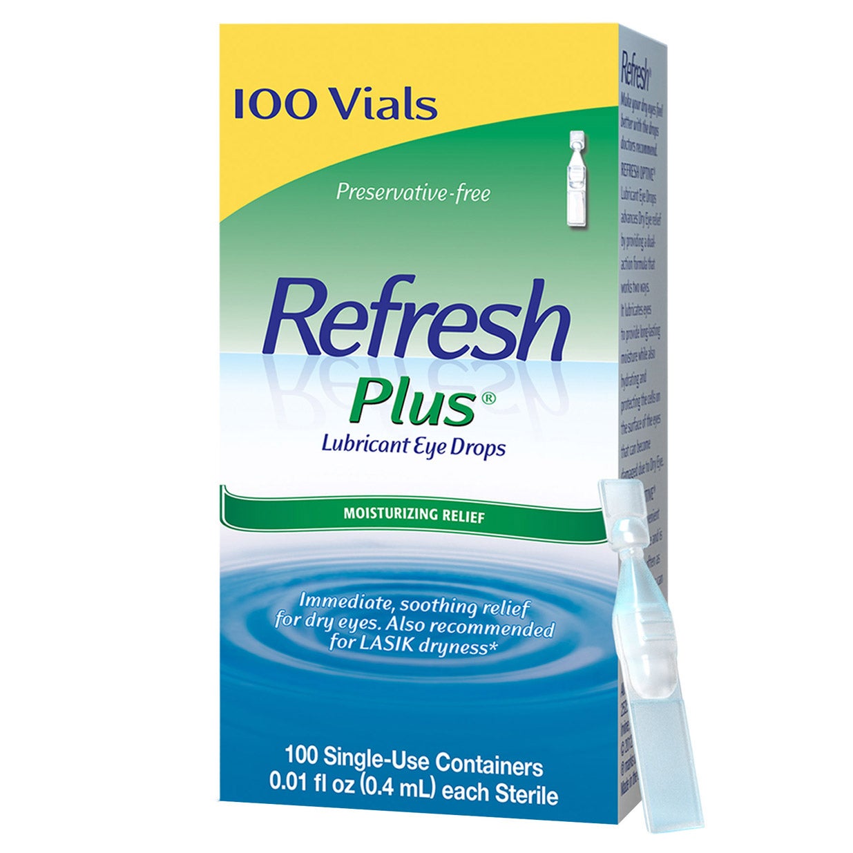 Allergan Refresh Plus 100 Single Use Vials - Image 1