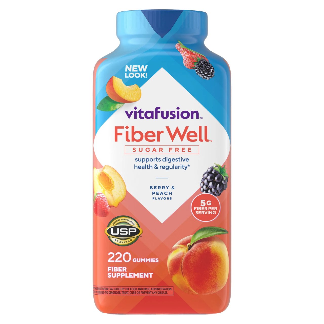 Vitafusion Fiber Well Gummies 220 Count - Image 1