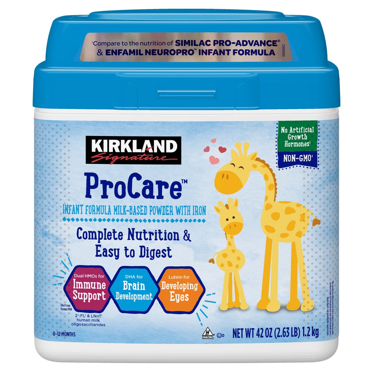 Kirkland Signature ProCare Infant Formula Dual HMO, Non-GMO 42oz