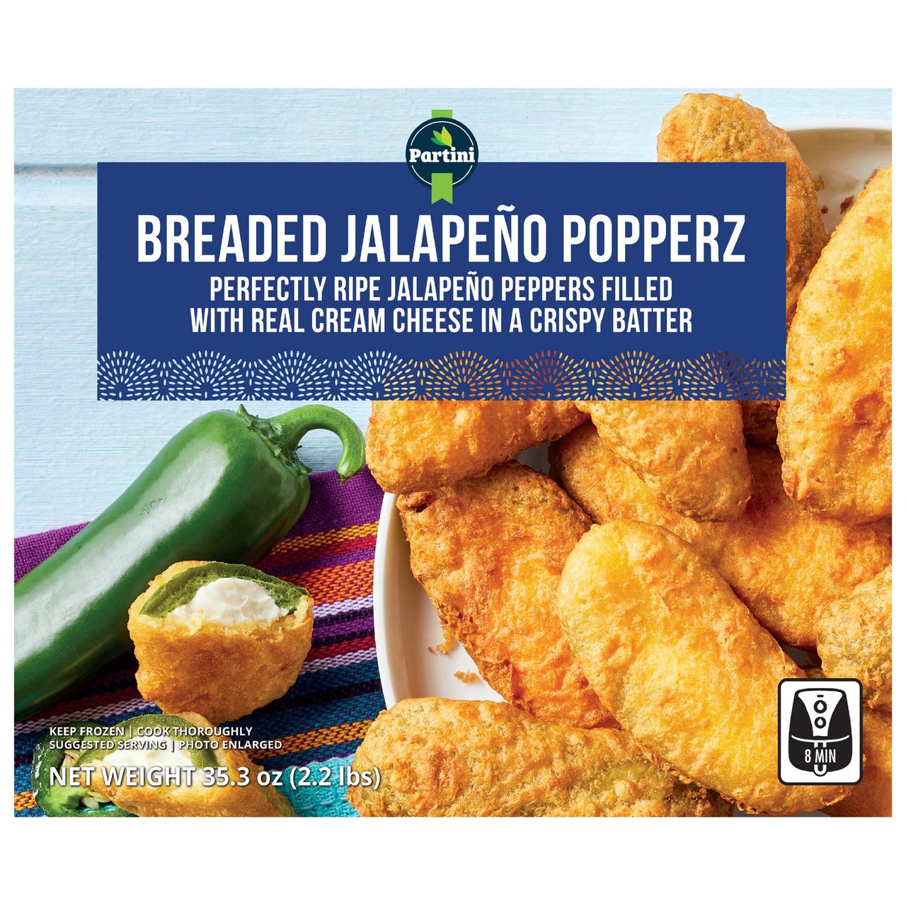 Partini Jalapeño Popperz 2.2 lbs - Image 1