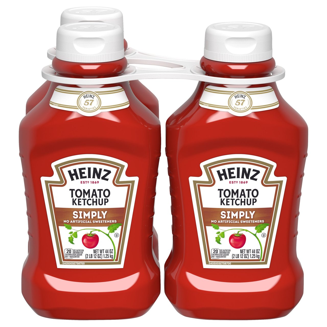 Heinz Simply Tomato Ketchup, 44 oz, 3 ct - Image 1