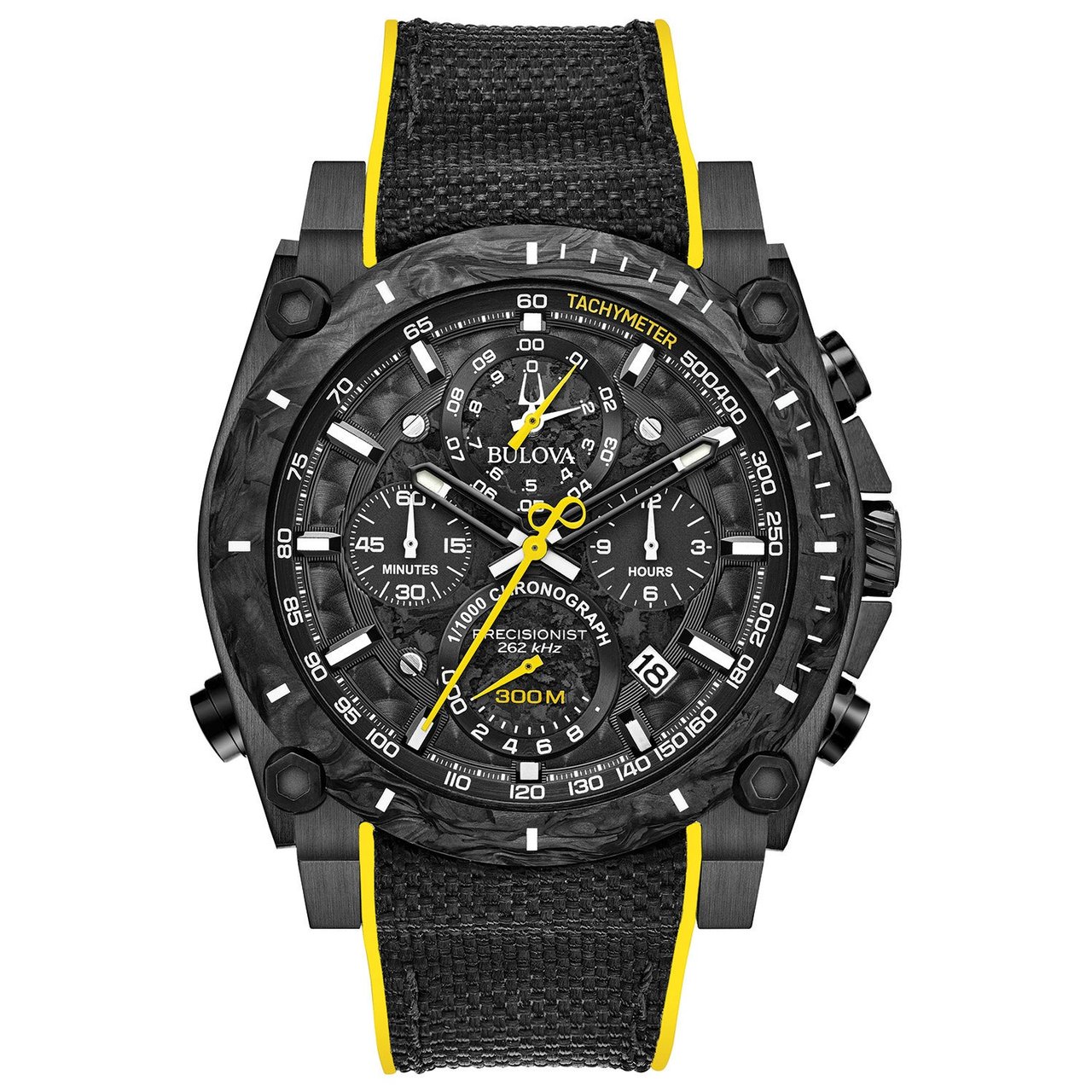 Bulova Precisionist Stainless Steel Case Men's Quartz Watch - Image 1