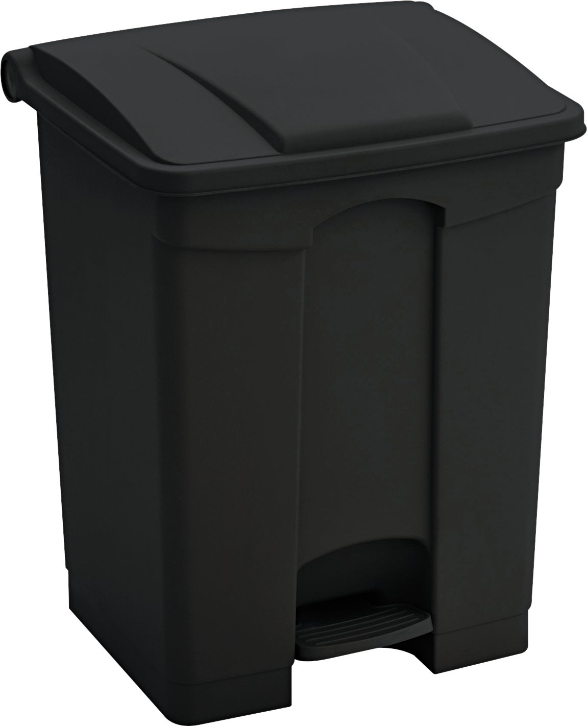 Safco Step-On 23-Gallon Trash Can, Black (SAF9923BL)