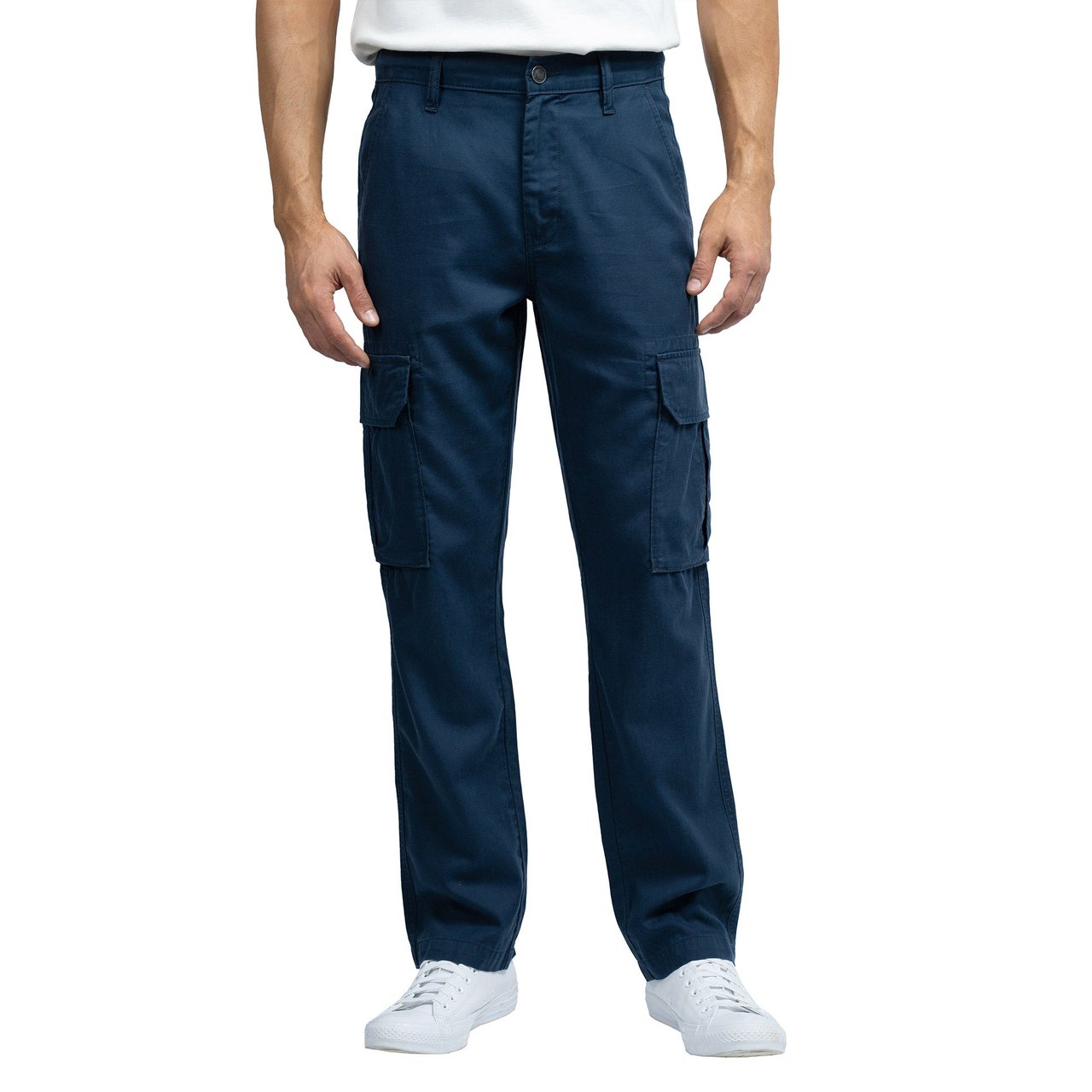 JACHS Men's Linen Blend Cargo Pant - Image 1