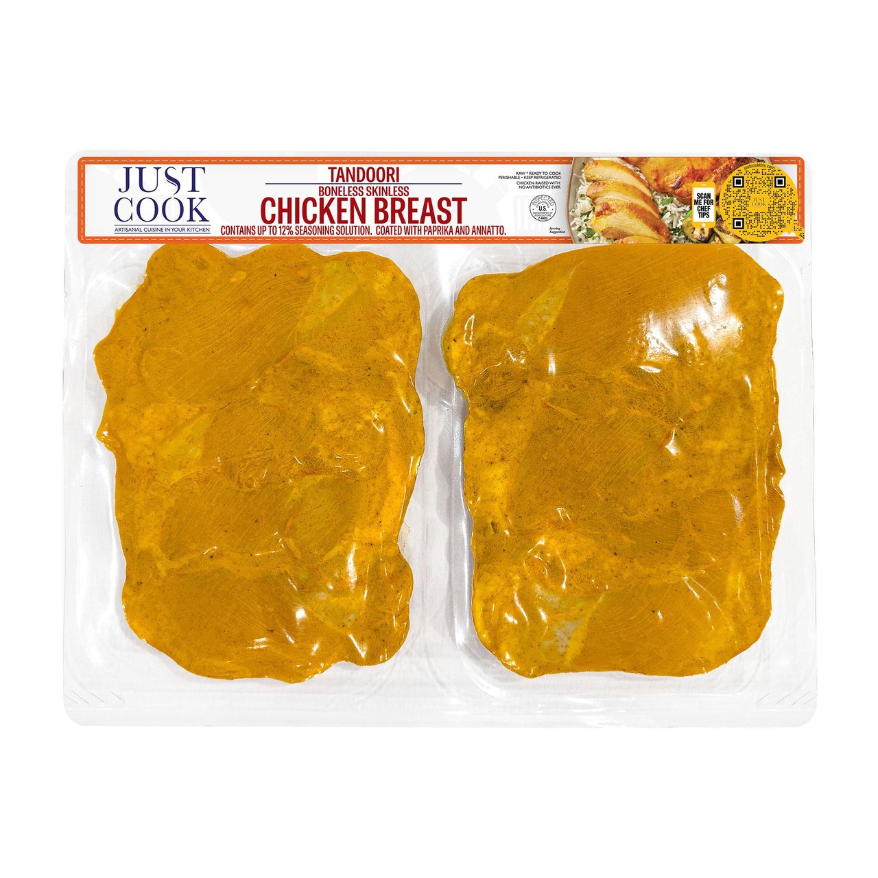 Just Cook ABF Tandoori Chicken Per Lb