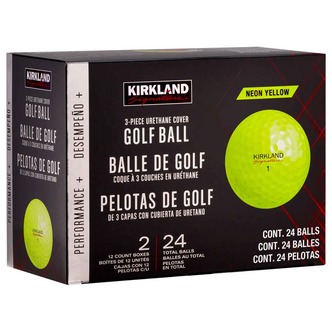 Kirkland Signature Golf Balls Yellow - Image 1