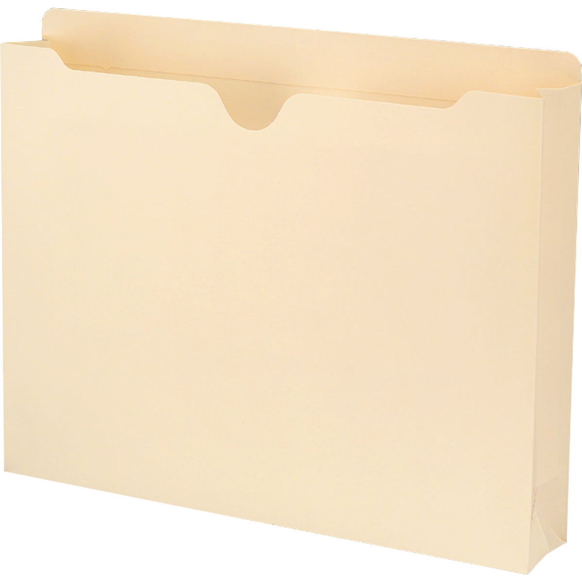 Smead File Jacket, Letter Size, 2" Expansion, Straight-Cut Tab, 50-Count