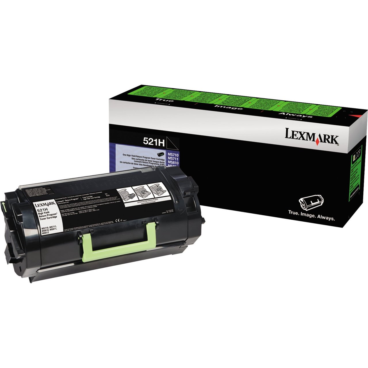 Lexmark Black Toner Cartridge LEX52D1H00