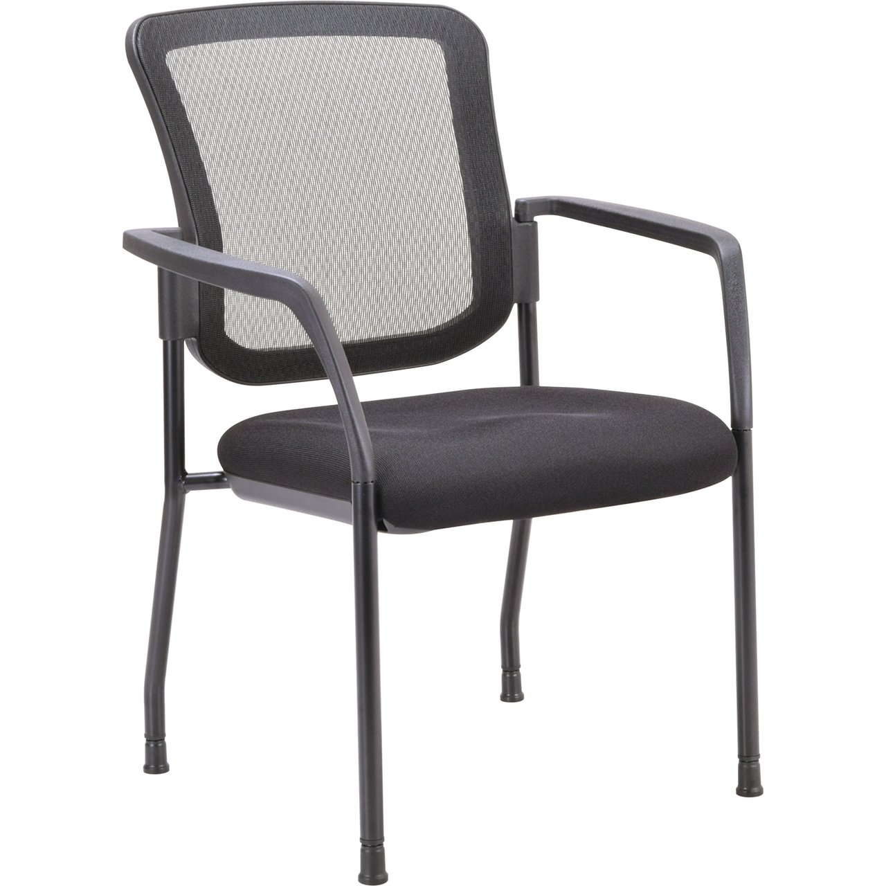 Alera Mesh Guest Stack Chair ALEEL4314 Black - Image 1
