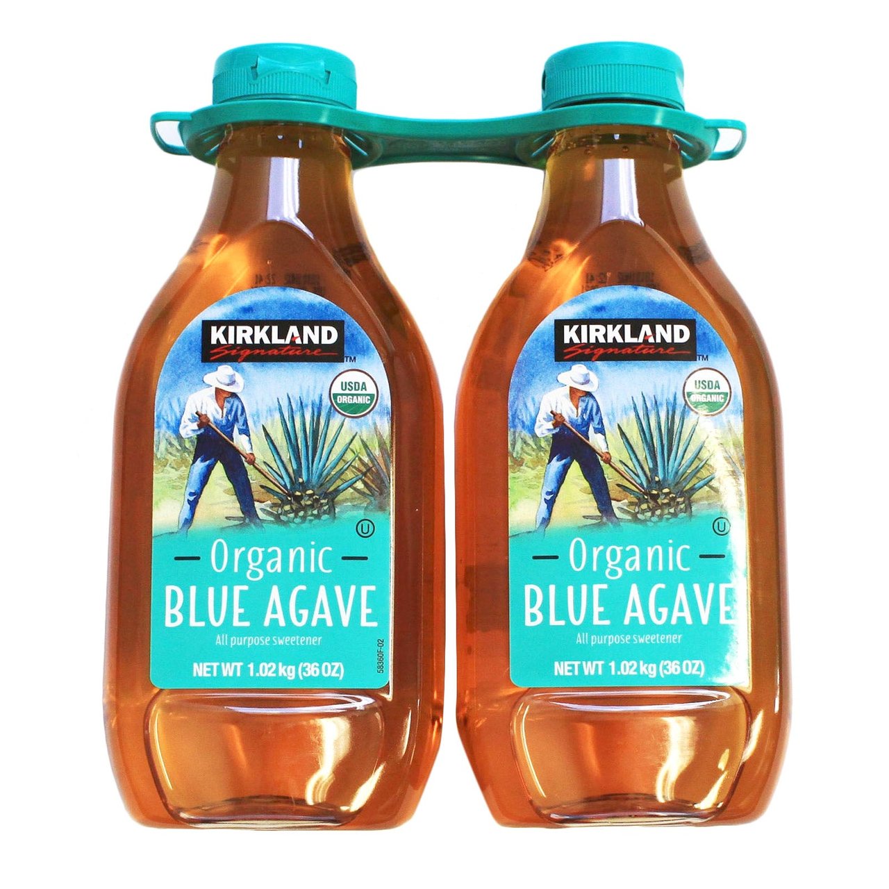 Kirkland Signature Organic Blue Agave 2/36 oz (4.5 lbs) - Image 1