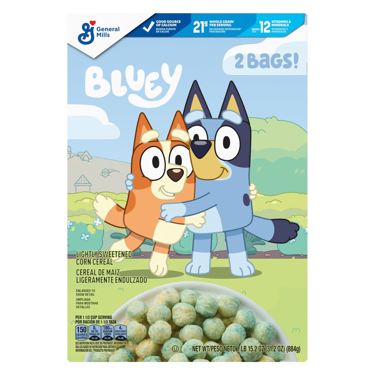 General Mills Bluey Cereal 31.25 Ounces - Image 1
