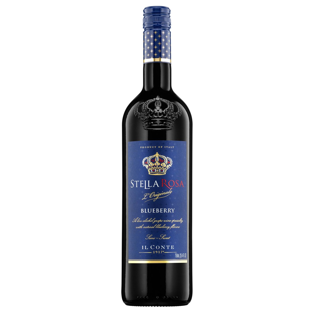 Il Conte d'Alba Stella Rosa Blueberry Italy 750ML - Image 1