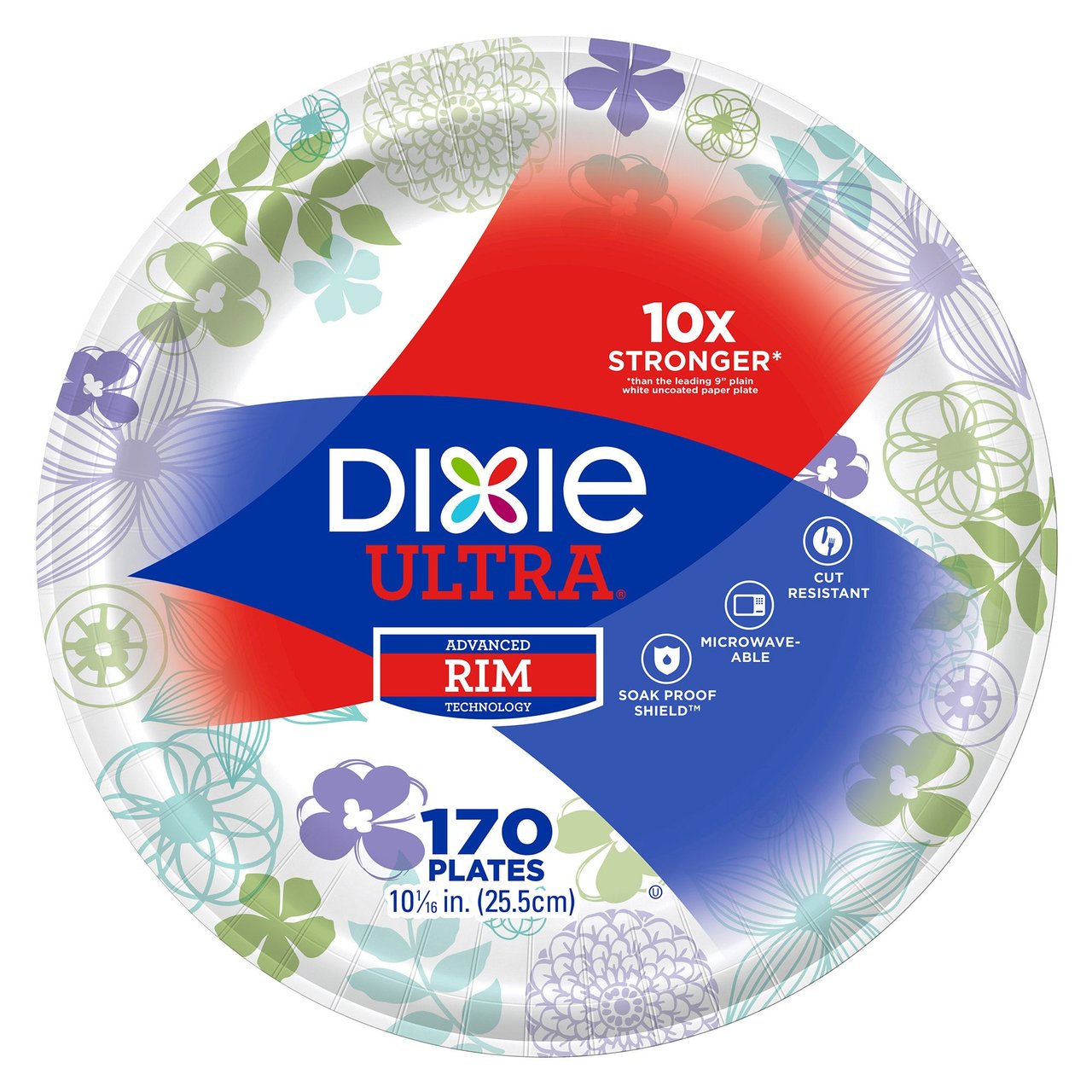 DIXIE 10 1/16" PLATE 170 CT - Image 1