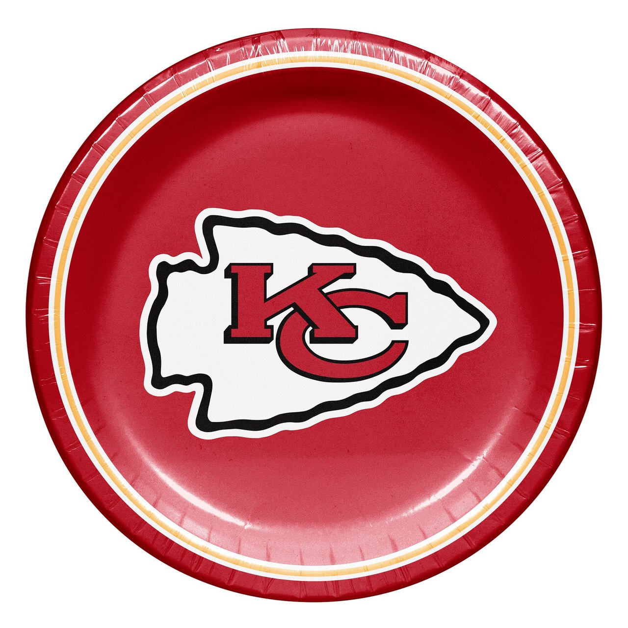 Hoffmaster 10" Plate Kansas City Chiefs 100 Count Package