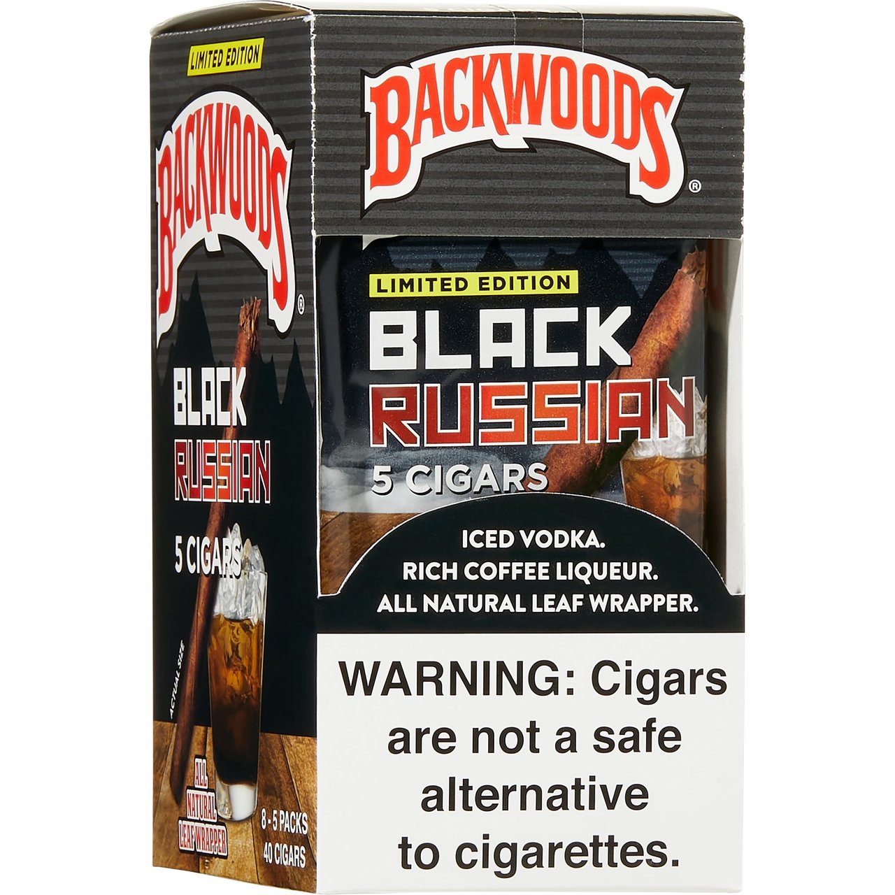 Backwoods Black Russian Cigars #58025 - 8/5 CT Packs Promo