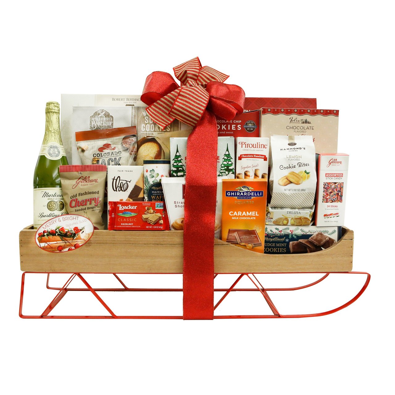 Merry & Bright Serving Sled, 147.42 Ounces