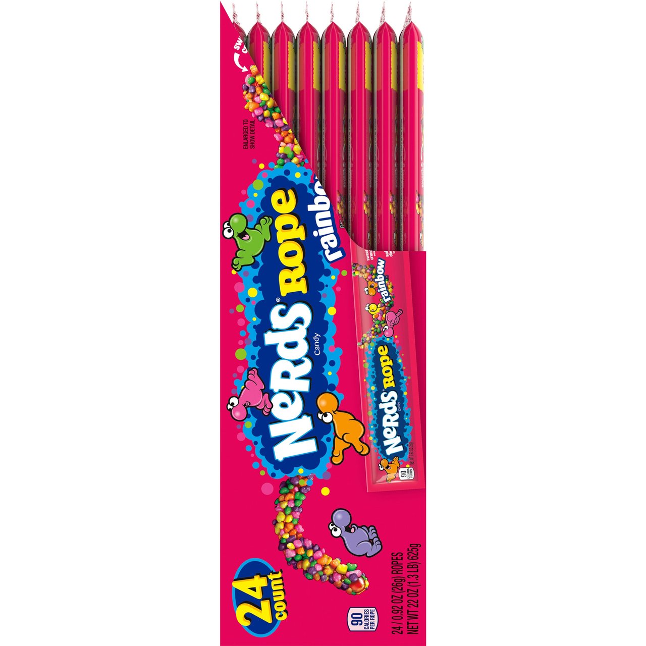 Wonka Nerds Rainbow Ropes, 24-Count / 0.92 oz - Image 1