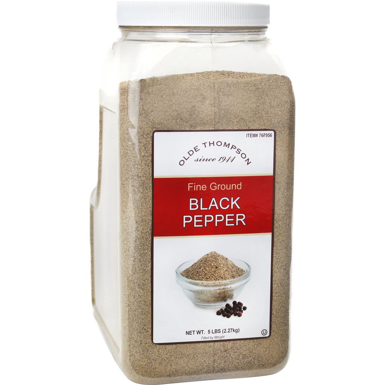 Olde Thompson Fine Ground Black Pepper, 5 lb - Image 1