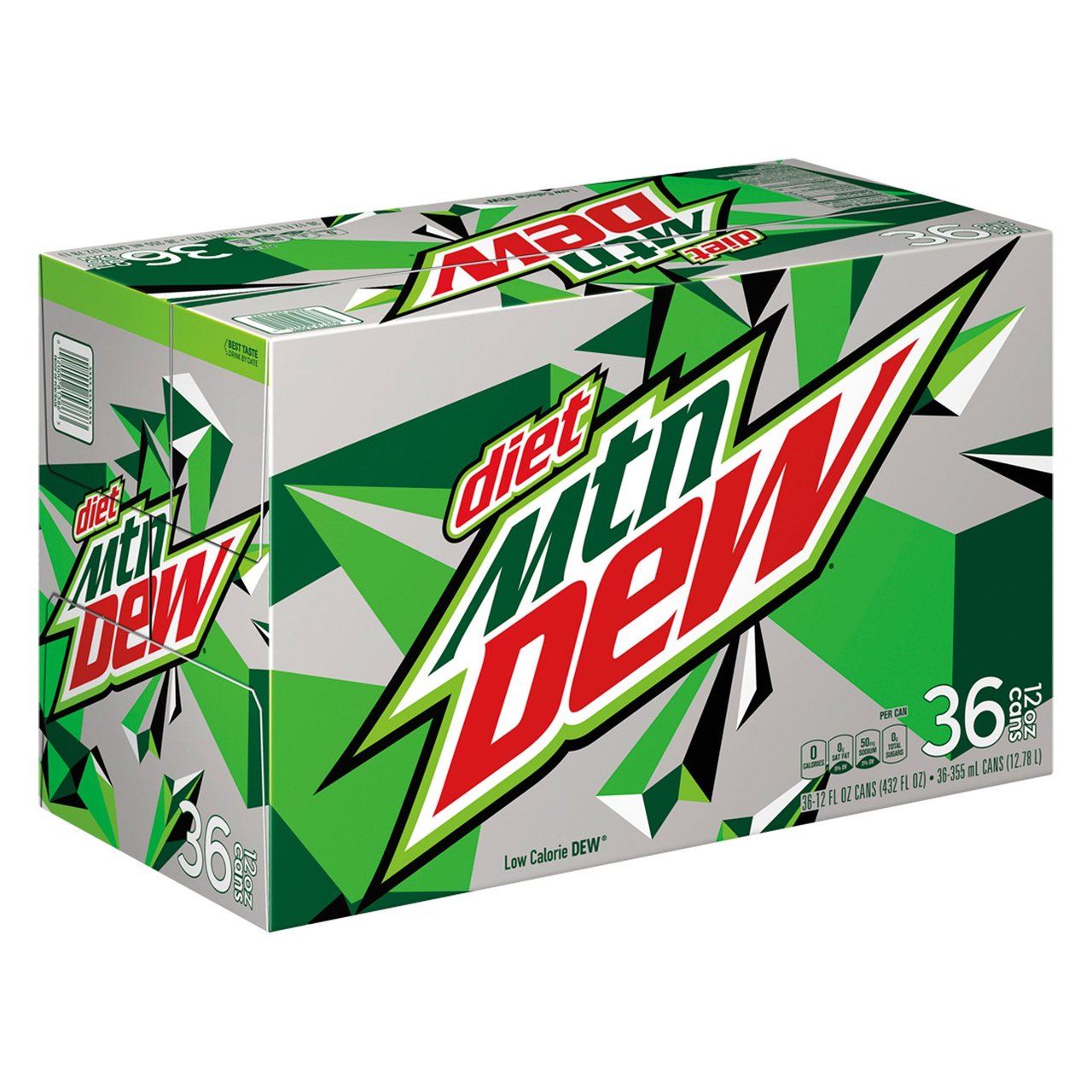 Diet Mountain Dew 24/12 Ounce Cans - Image 1