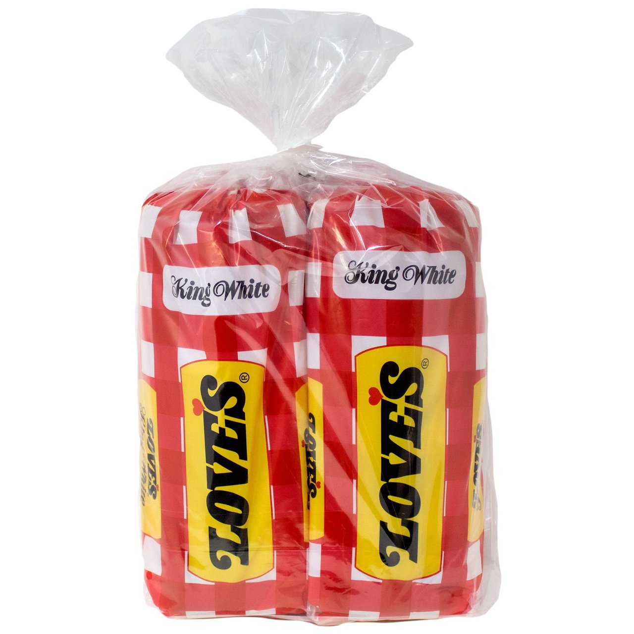 Love's King White Bread, Two Loaves, 2 / 22.5 oz - Image 1