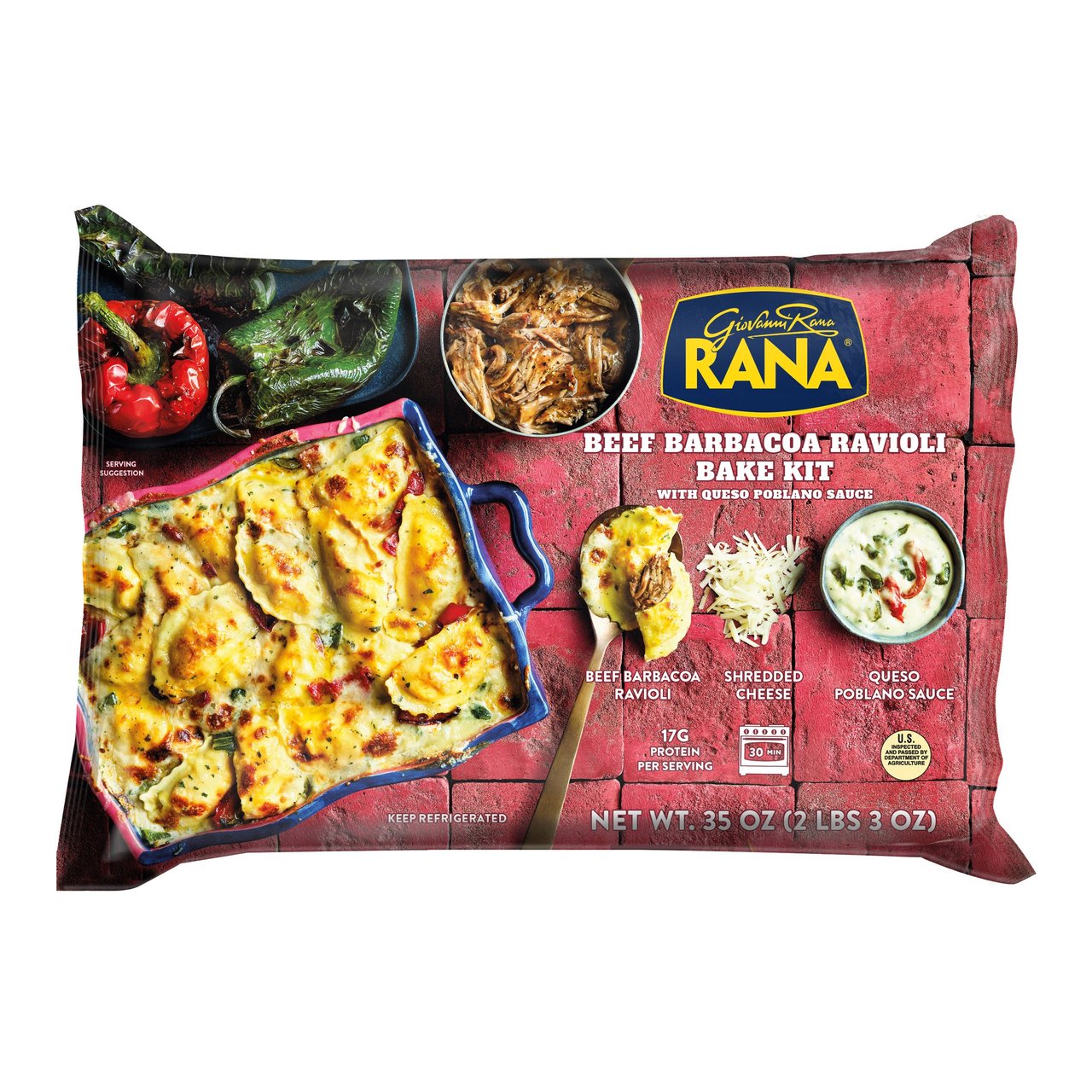 Rana Beef Barbacoa Ravioli 35 oz - Image 1