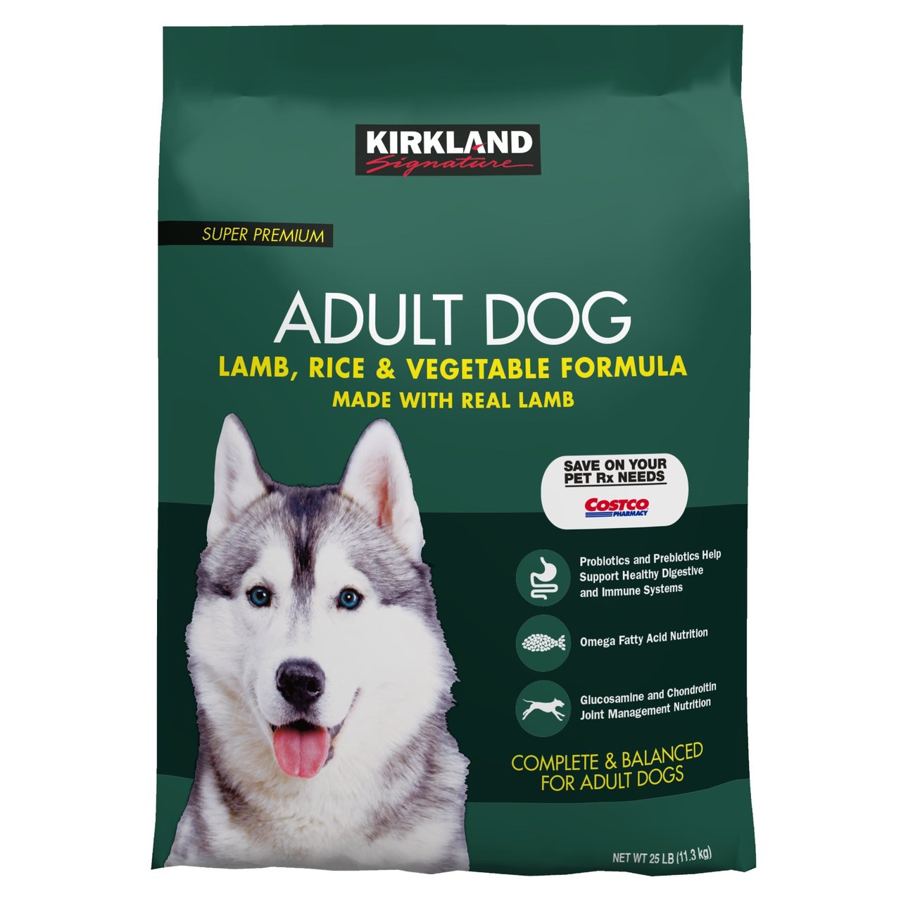 Kirkland Signature Lamb & Rice Dog Food 25 lb - Image 1