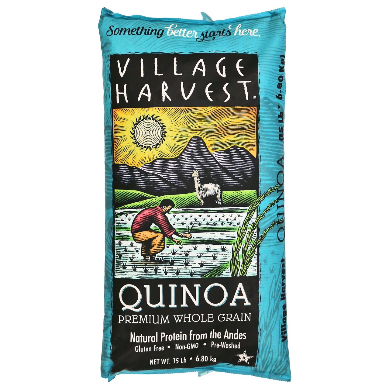Village Harvest Peruvian White Quinoa 15 lb - Image 1