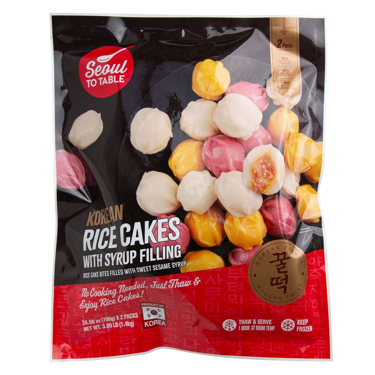 Seoul to Table Assorted Rice Cakes 2 Pack 49.36 Ounces - Image 1