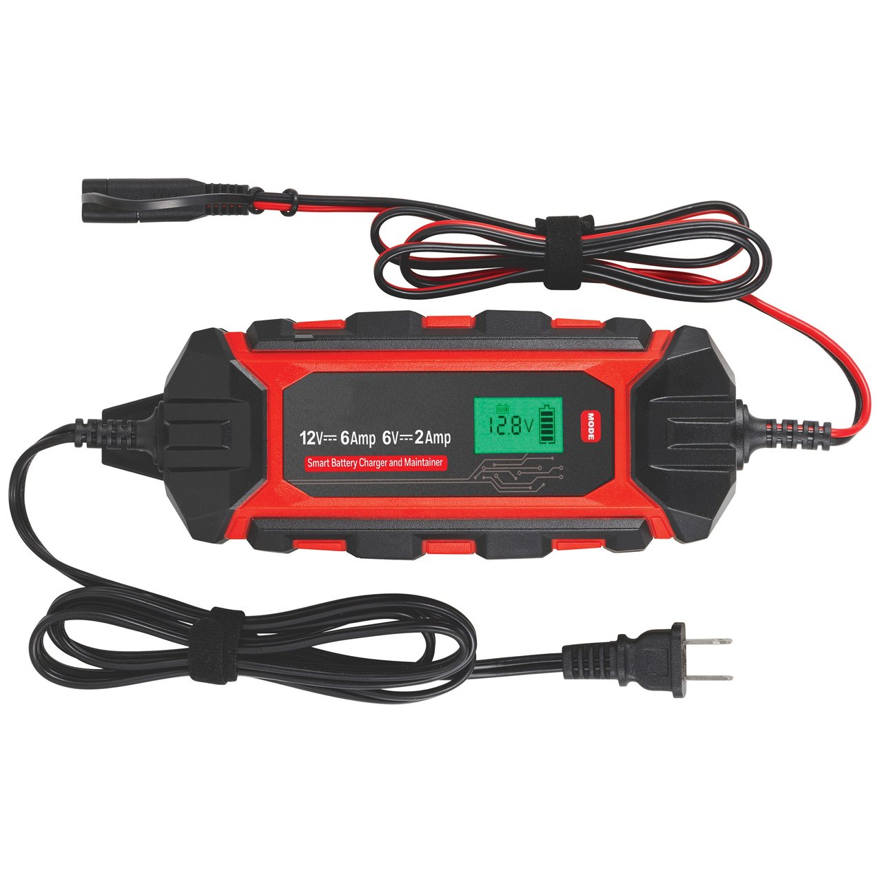 UltraPro Elite Battery Charger and Maintainer, 6V/12V, 6A - Image 1