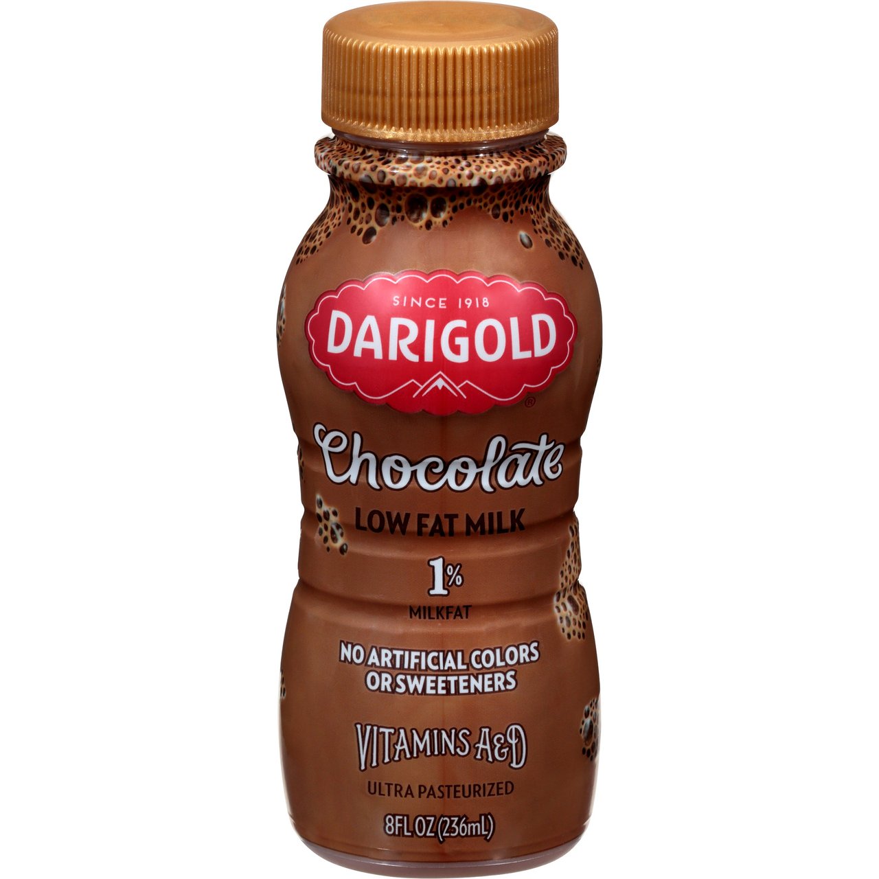 Darigold 1% Chocolate Milk, 8 fl oz, 18-Count - Image 1