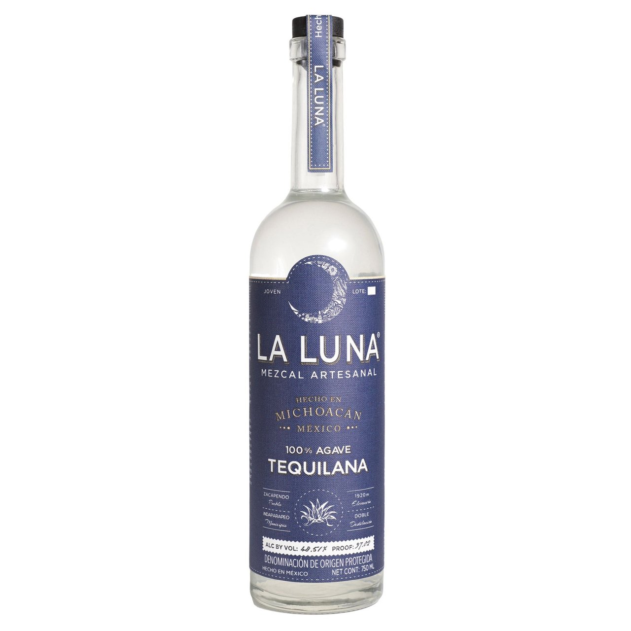 La Luna Mezcal Tequilana Michoacán, Mexico 750ml