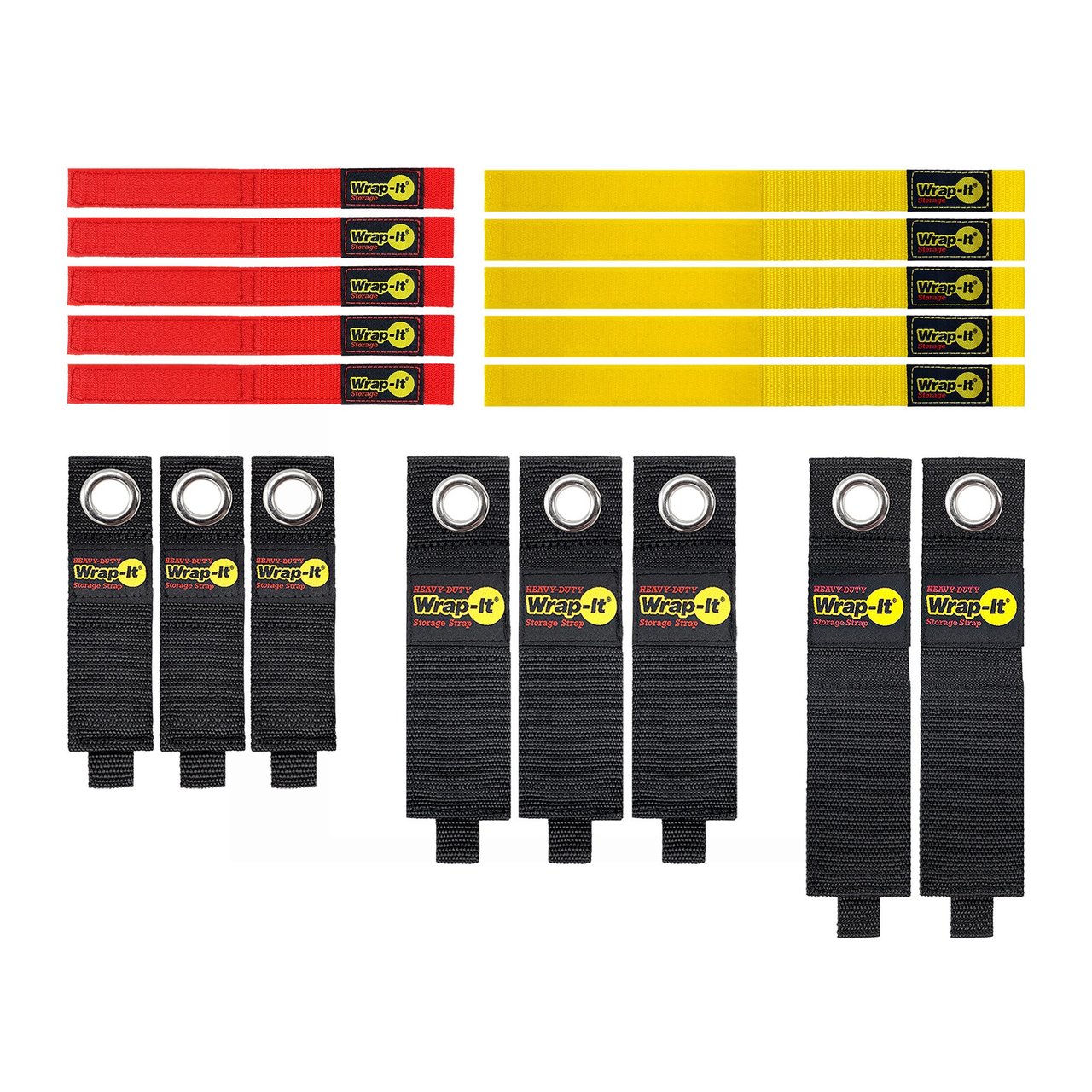 Wrap-It Storage Quick Straps 18-Piece Set - Image 1