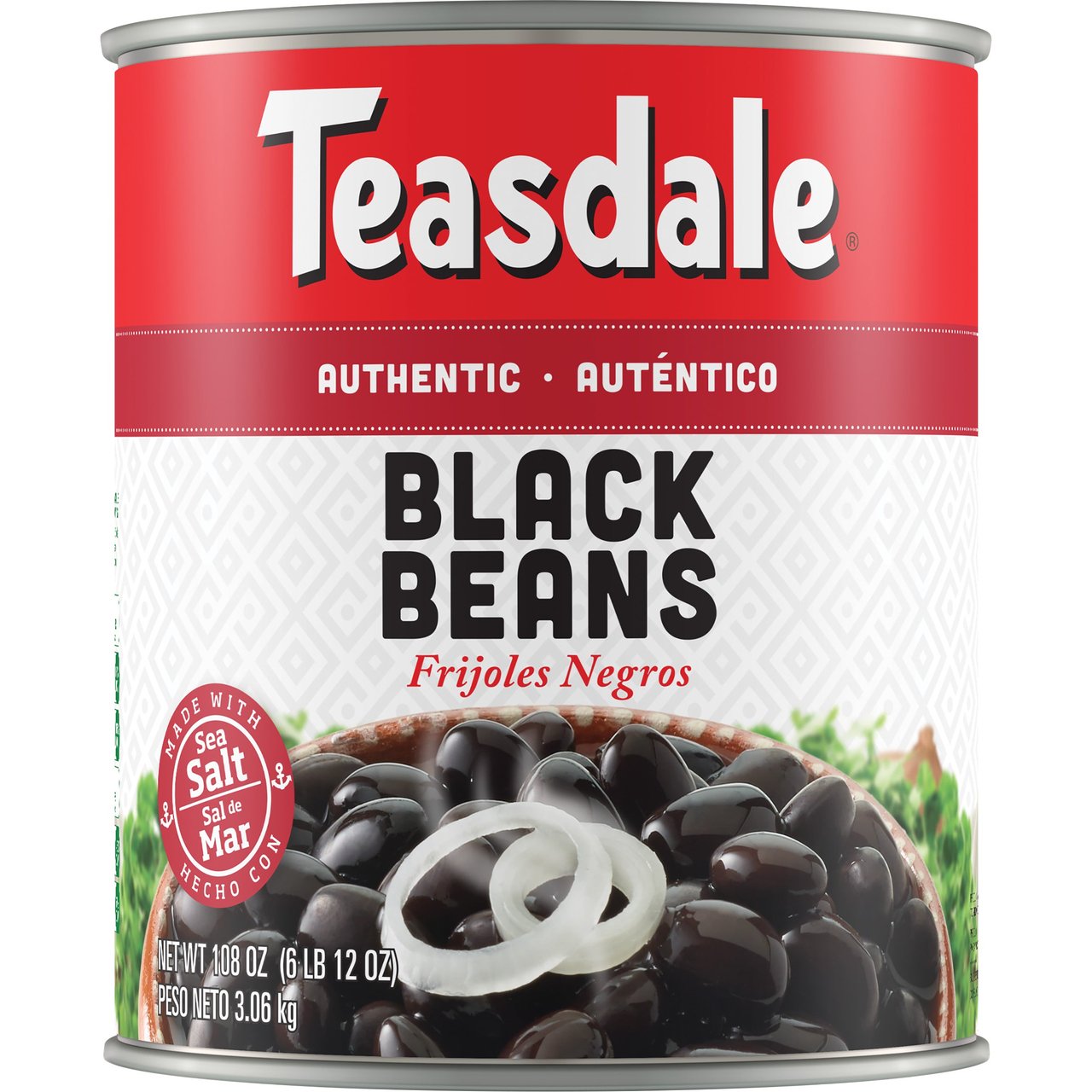 Teasdale Black Beans #10 Can