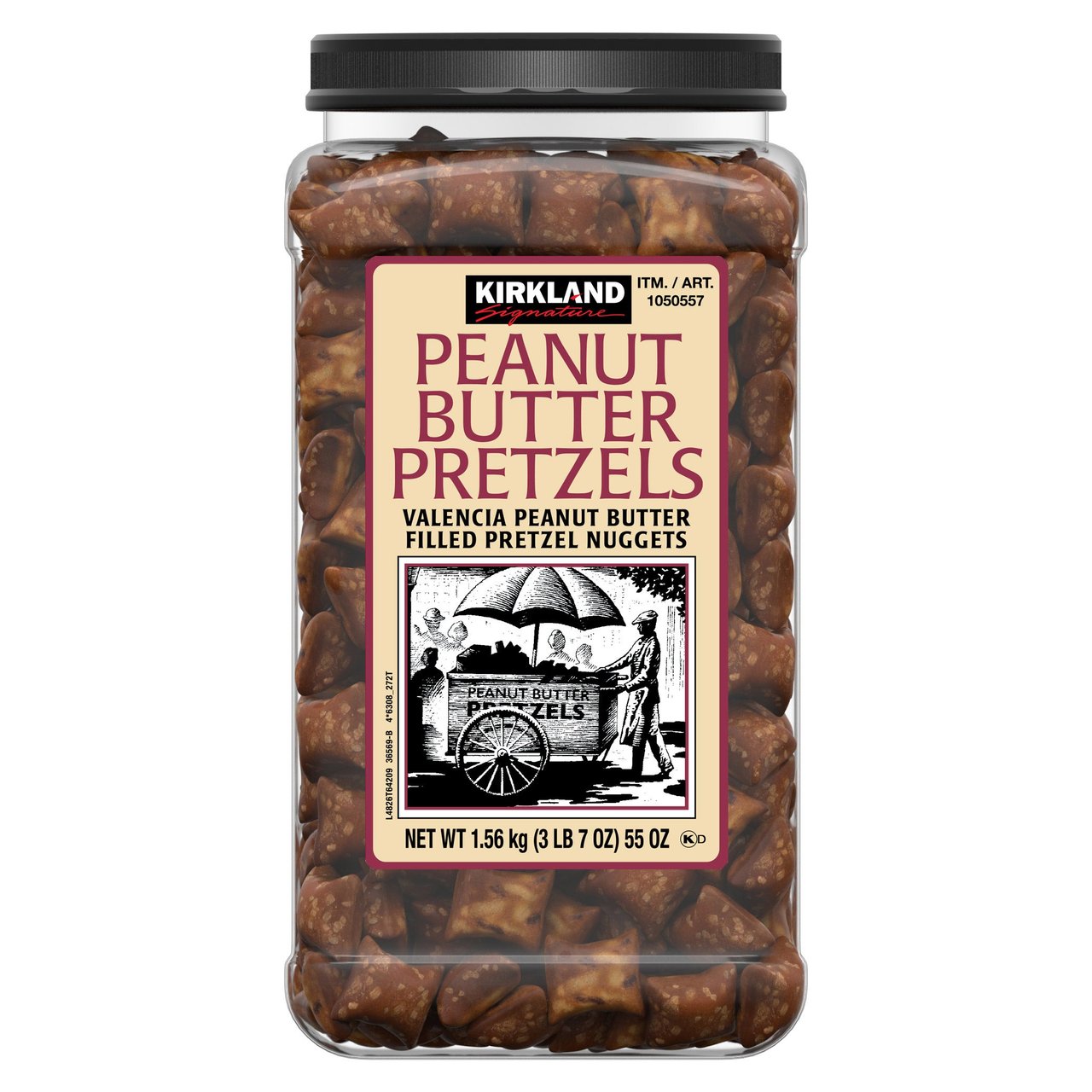 Kirkland Signature Peanut Butter Filled Pretzel Nuggets 55 oz - Image 1