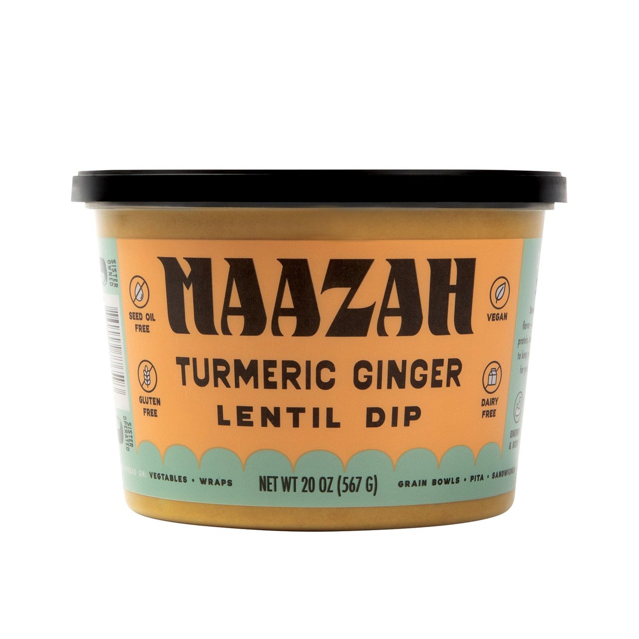 Maazah Turmeric Ginger Lentil Dip 20 oz - Image 1