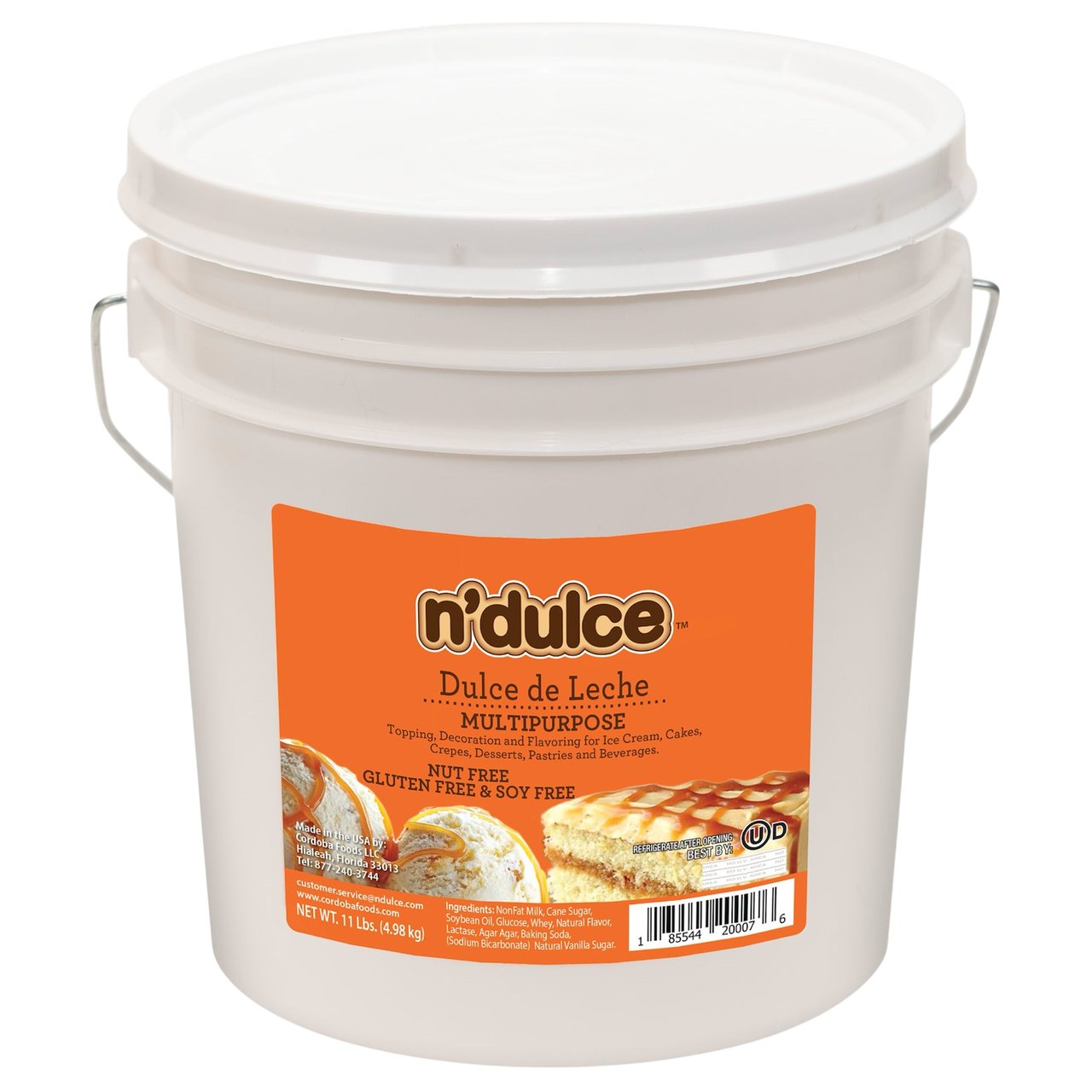 N'Dulce Dulce de Leche 11 lb Pail
