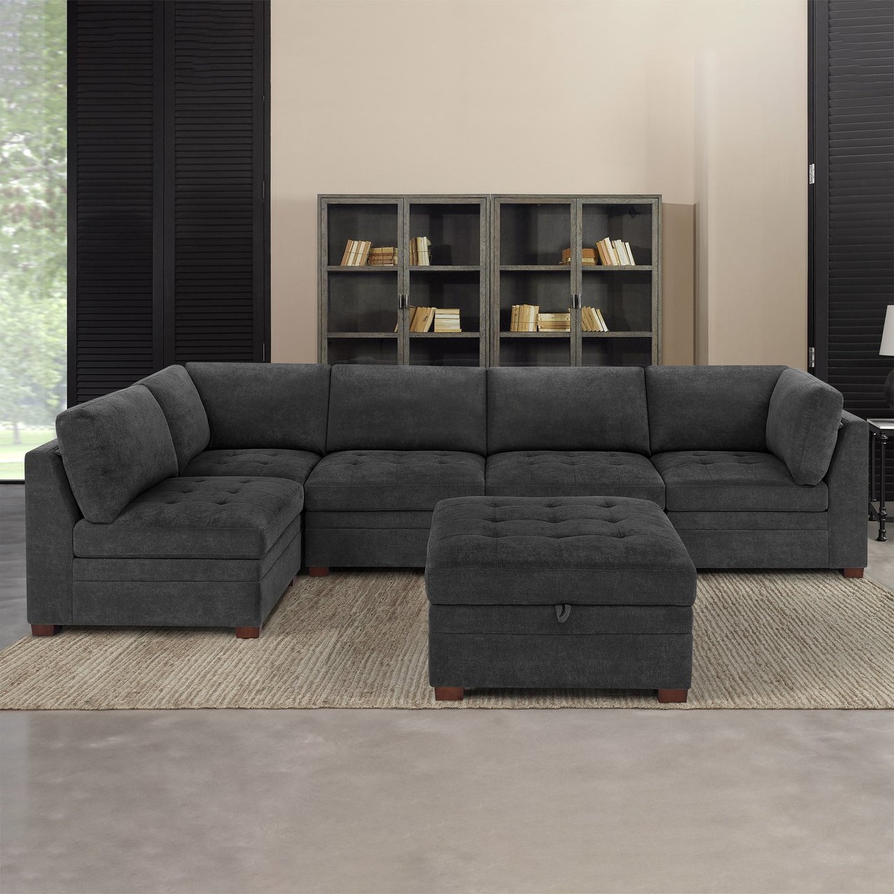 Thomasville Tisdale 6-Piece Modular Fabric Sectional (#1644987