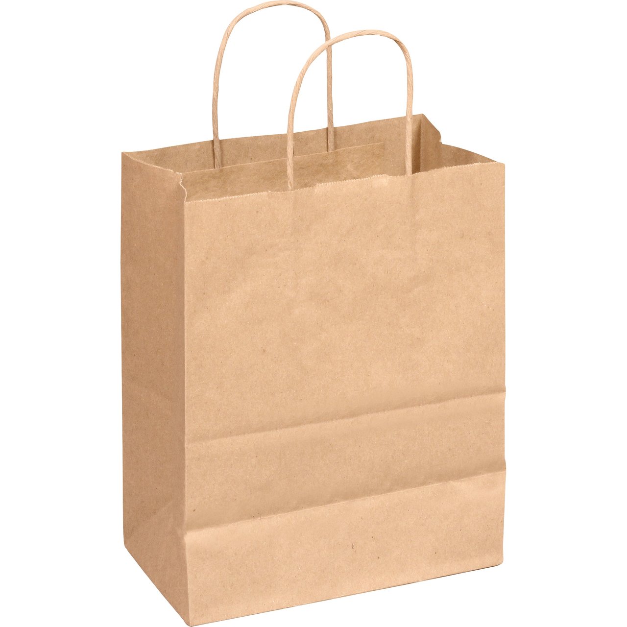 Duro Tempo Shopping Bag Kraft Handle 250 CT