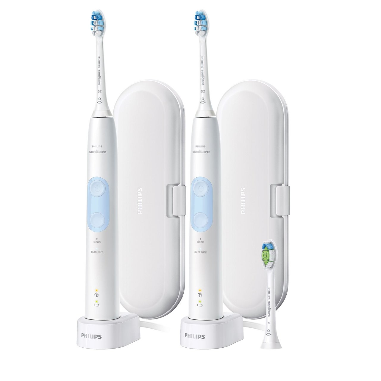 SONICARE PROTECTIVE CLEAN 2PK RECHARGABLE TOOTHBRUSHES ^ - Image 1