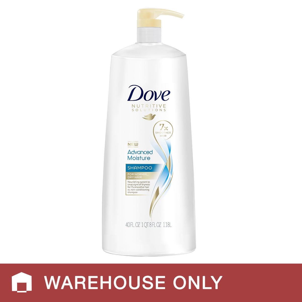 DOVE ADVANCED MOISTURE SHAMPOO 40OZ